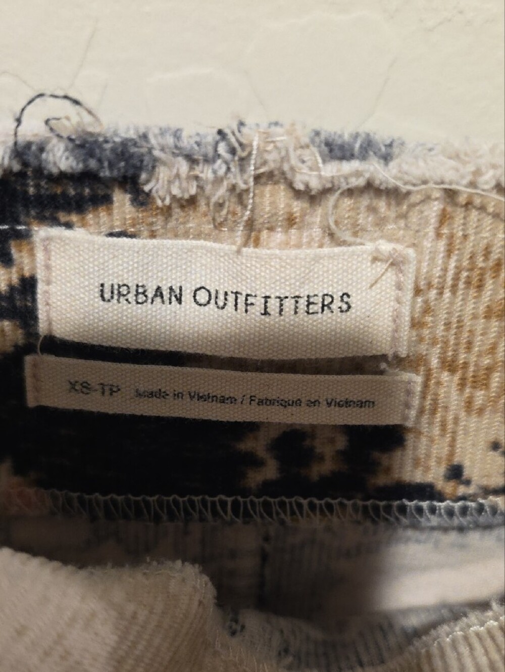 Urban Outfitters Beige & Black Printed Mini Dress - Picture 2 of 13